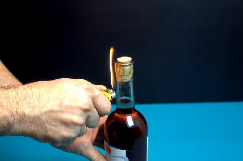 Wine opener lighter