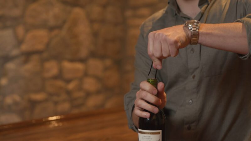 Wine opener sharp